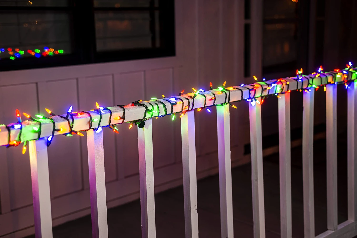 3x100 LED Christmas String Lights Multi Color With Reel 7 3x100 LED Christmas String Lights Multi Color With Reel - Image 5
