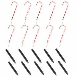 17in Christmas Candy Cane Pathway Markers 12 17in Christmas Candy Cane Pathway Markers -Joiedomi image 5 d5994961 780b 41f4 a82b 0410b3c834a1