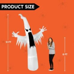 Halloween Giant Towering Spooky Ghost Inflatable (12 Ft) 14 Halloween Giant Towering Spooky Ghost Inflatable (12 Ft) -Joiedomi image 5 f61e322c 27f1 4bb8 80c2 a606d69ceb5b