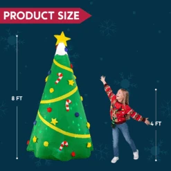 Jumbo Christmas Tree With Lights Inflatable (8 Ft) -Joiedomi image 5 fa5521f6 d48c 4f09 9352 79566733ef3b