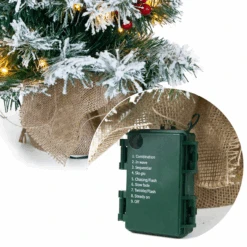 22in Snow Flocked Prelit Table-top Christmas Tree -Joiedomi image 6 0a3f0621 76ca 40d6 aaac 1042bebbe74a