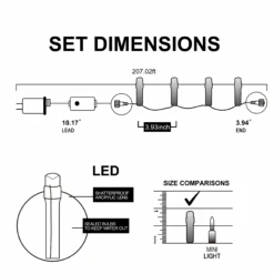 600 Multicolor LED Green Wire String Lights 16 600 Multicolor LED Green Wire String Lights -Joiedomi image 6 1c75185e d95c 4902 b673 b006cc221285