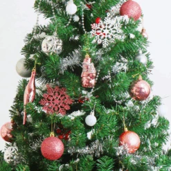 110Pcs Assorted Christmas Ball Ornaments - Rose Gold & Silver & White -Joiedomi image 6 60f0b130 112b 49ed a399 79f0e2ce6f06