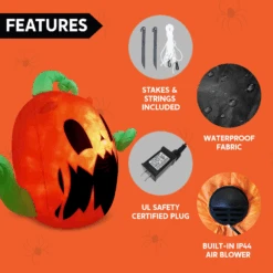 4ft Scary Walking Pumpkin Monster -Joiedomi image 6 848c9e50 6d05 41b1 9e65 1bef0c258d31