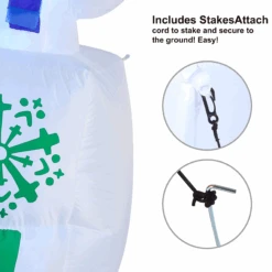 6 FT Christmas Tall Inflatable Let-It-Snow Sign -Joiedomi image 6 8b981f34 3f9a 43ef 8f03 4f96cadfc780