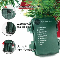 23in Prelit Tabletop Christmas Tree With Color Changing LED Lights -Joiedomi image 6 9281d7f8 bb82 4711 abb1 3c8c14b97155