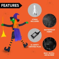 6ft Inflatable Crashing Witch 15 6ft Inflatable Crashing Witch -Joiedomi image 6 9fbe68af 79f1 4985 bebf c3827c017a9a