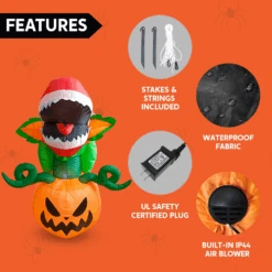 5ft Inflatable Piranha Flower -Joiedomi image 6 a4c04b37 a45b 4b0a 9d82 bcf61ade8b70