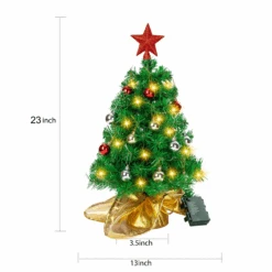 23in Prelit Table-top Christmas Tree With DIY Kits (Gold) 13 23in Prelit Table-top Christmas Tree With DIY Kits (Gold) -Joiedomi image 6 a61d8e9c 7cc8 4f58 8072 89ba87af9010