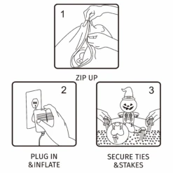 Tall Ghost With Witch Hat In Pumpkin Inflatable (4.5 Ft) 14 Tall Ghost With Witch Hat In Pumpkin Inflatable (4.5 Ft) -Joiedomi image 6 b34fb2a0 2cc2 4140 b98d 1613e4ca505c