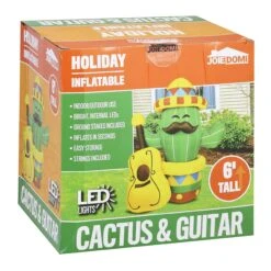 Large Inflatable Decoration Cinco De Mayo Cactus Guitar (6 Ft) -Joiedomi image 6 c224e961 4c8a 4339 b988 8e747744aee7