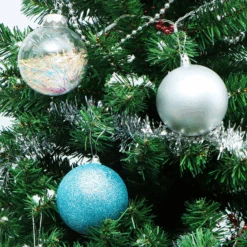 30Pcs Assorted Style Ball Ornaments - Blue & White & Silver 3.15in -Joiedomi image 6 d507ebd3 437b 4ba9 9056 77a890c4ba7a