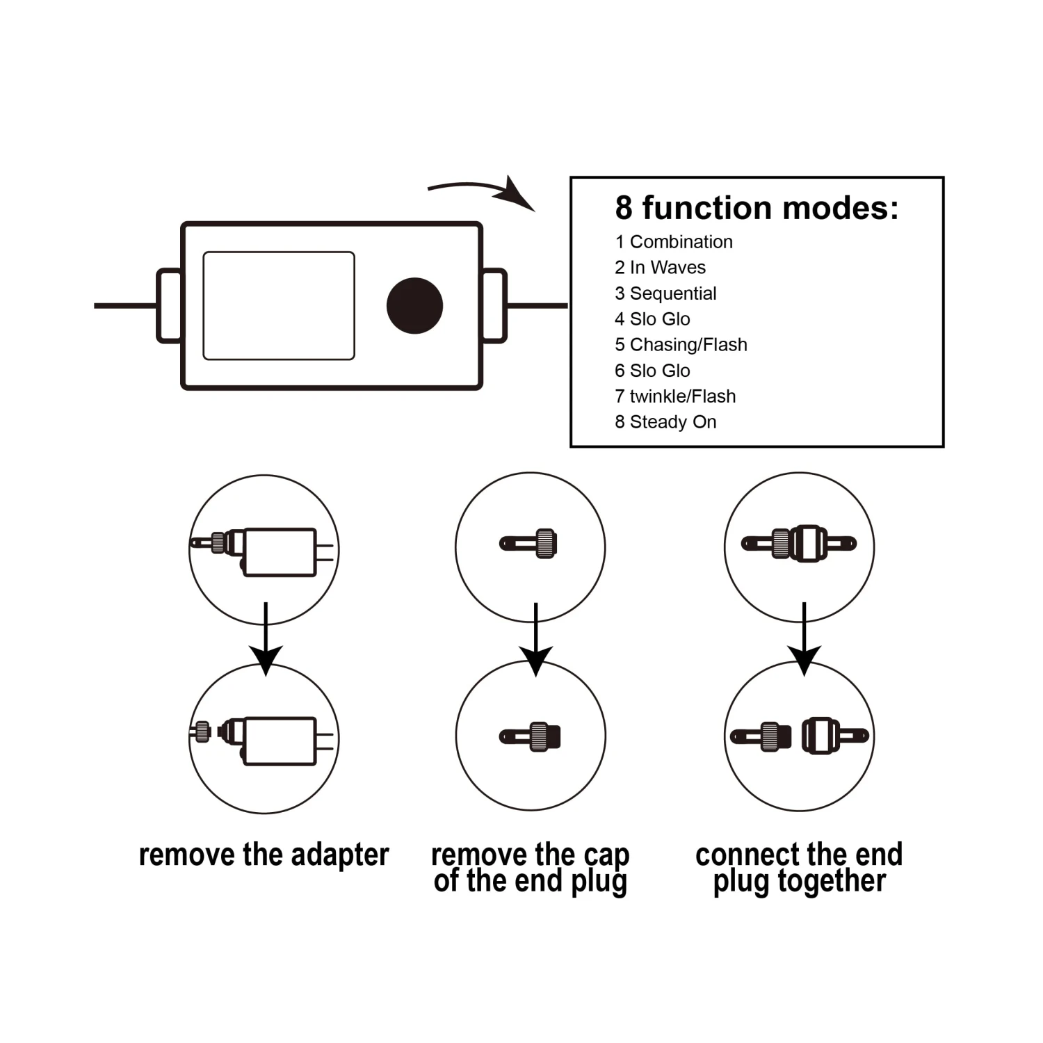 800 Multicolor LED Green Wire String Lights 8 800 Multicolor LED Green Wire String Lights - Image 6