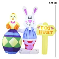 Tall Easter Bunny Inflatable Outdoor Decorations (6ft) 16 Tall Easter Bunny Inflatable Outdoor Decorations (6ft) -Joiedomi image 6 db118ba2 acc5 4a05 929d 2a62bfba2995