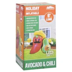 Large Inflatable Long Cinco De Mayo Avocado And Chili (6 Ft) -Joiedomi image 6 e3d1c7c2 d4ad 4517 bd25 b0ceecb85145