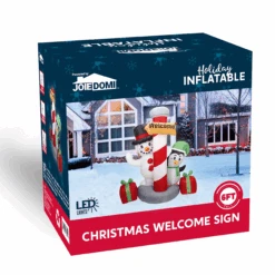 6 FT Tall Inflatable Christmas Welcome Sign With A Penguin And Snowman 16 6 FT Tall Inflatable Christmas Welcome Sign With A Penguin And Snowman -Joiedomi image 7 51839a96 ac9b 4303 9275 56214c746b2e