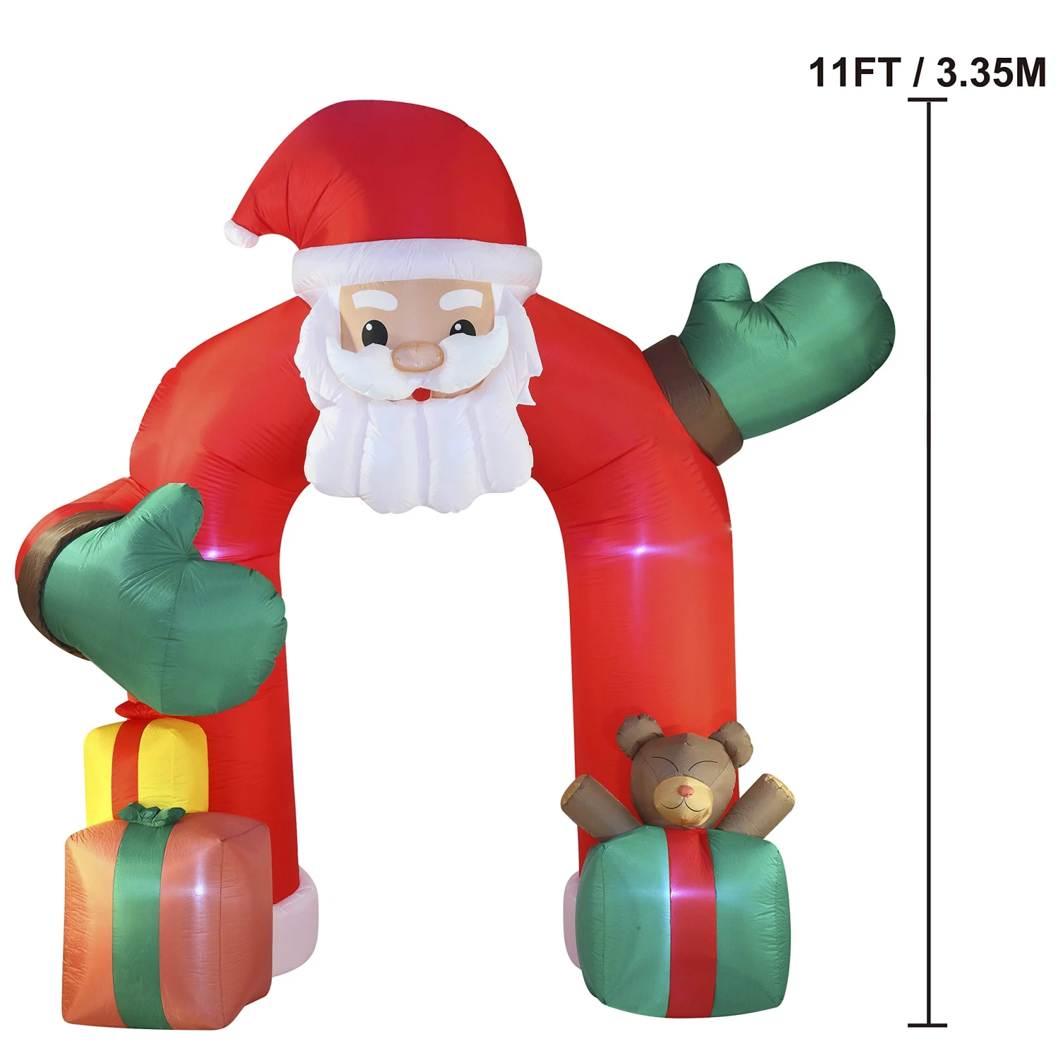 Giant Santa With Gift Boxes Archway Inflatable (11 Ft) 9 Giant Santa With Gift Boxes Archway Inflatable (11 Ft) - Image 7