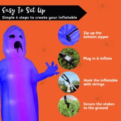 Jumbo Spooky Scary Horror Ghost Inflatable (9 Ft) 16 Jumbo Spooky Scary Horror Ghost Inflatable (9 Ft) -Joiedomi image 7 70adefc5 813e 42a6 997a 0f58f3e7eb69