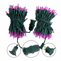 52.5 FT 200 Count Christmas Purple Green Wire String Lights -Joiedomi image 7 9282d23f c4e6 46ff 8a6f 3a5c2d4d7353