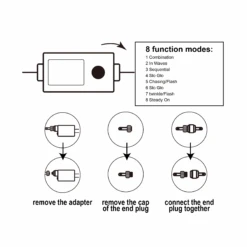 600 Multicolor LED Green Wire String Lights 17 600 Multicolor LED Green Wire String Lights -Joiedomi image 7 95e5fbb3 35d3 4162 aa7a d99d76c83736