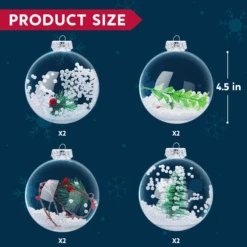 8 Pcs Snow Filling Ornaments -Joiedomi image 7 9cab9a74 4702 4749 b8fb 4ac870615602