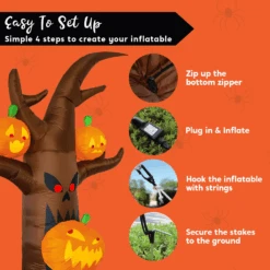 10ft Scary Tree Bites Pumpkin -Joiedomi image 7 b5f96d9d b299 4ca6 8d57 24637d8a4c57