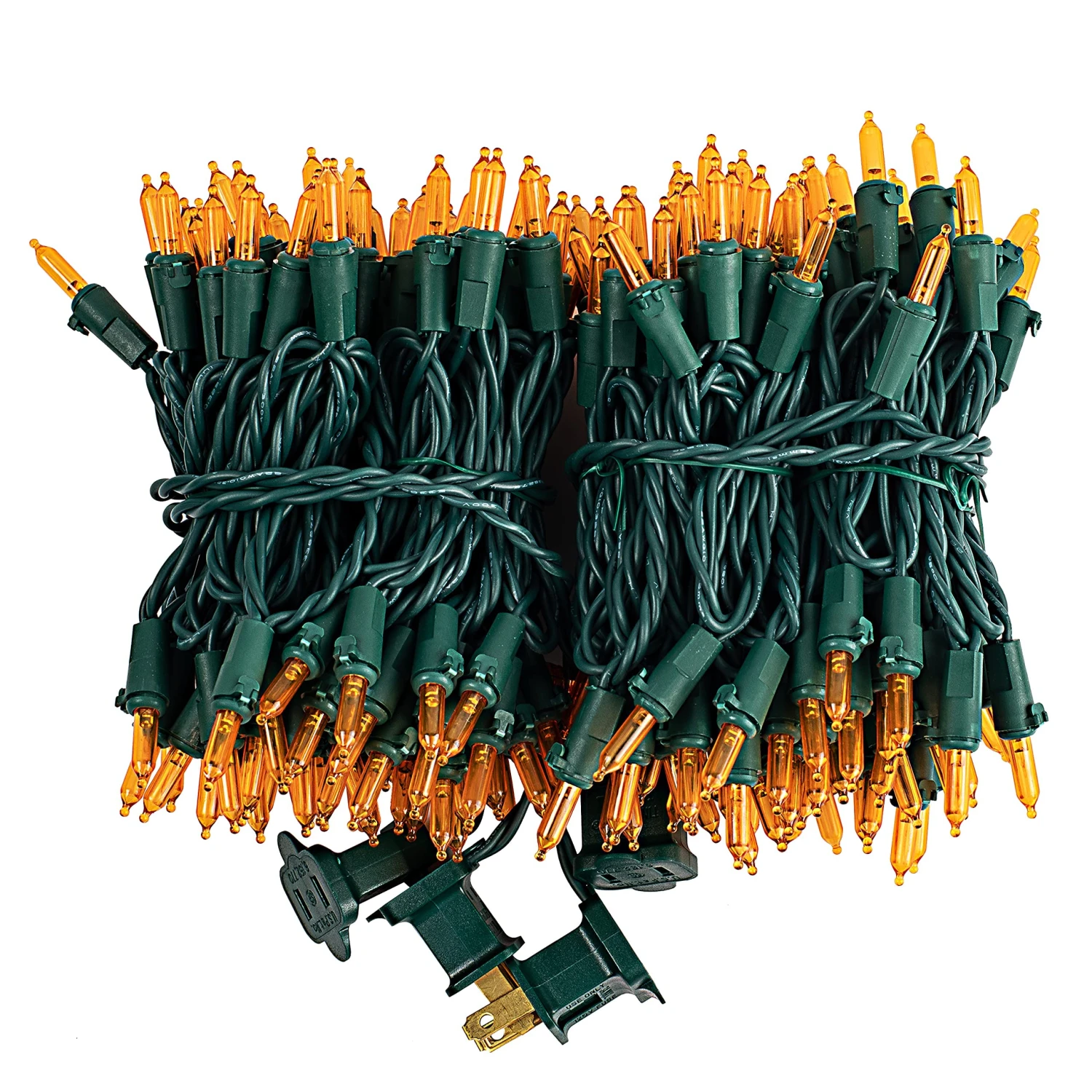 52.5 FT 200 Count Christmas Orange Green Wire String Lights 9 52.5 FT 200 Count Christmas Orange Green Wire String Lights - Image 7