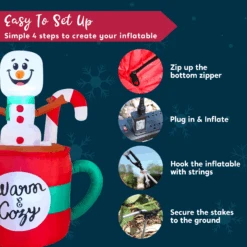 Snowman In Mug With Cookie -Joiedomi image 7 d12ddd14 2ffc 4961 8ee6 cd761b98c1bb