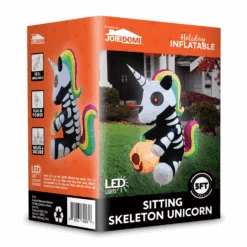 Tall Sitting Skeleton Inflatable Ride A Unicorn Costume (5 Ft) -Joiedomi image 8 101019ac f949 441c 8bd5 63a561d66c3c