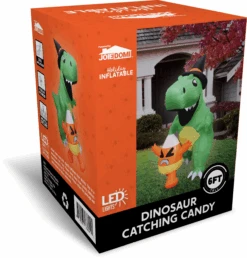 6ft Halloween Inflatable Dinosaur Catching Candy Corn -Joiedomi image 8 31f052e9 32e6 4833 bcc2 05ee5bdda468