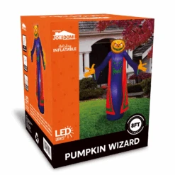 Jumbo Pumpkin Wizard Inflatable (8 Ft) -Joiedomi image 8 639ac6f1 bf8e 45ed be82 6bc032615bcf