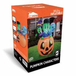 Halloween Tall Three Characters On Pumpkin Inflatable (5 Ft) -Joiedomi image 8 7138a6cb 2076 447a bdad 36a8500ba967