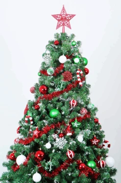 132 Pcs Red, Green, White Christmas Assorted Ornaments With A Silver Star Tree Topper 17 132 Pcs Red, Green, White Christmas Assorted Ornaments With A Silver Star Tree Topper -Joiedomi image 8 759f1d38 3e32 4818 84bc 11bd76eb2c53