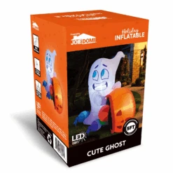 Tall Halloween Cute Ghost Dump Pumpkin Candy Bag Inflatable (5 Ft) -Joiedomi image 8 c794cba7 a7f6 4b65 a3ae 5e0f86d5ff57