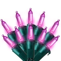 52.5 FT 200 Count Christmas Purple Green Wire String Lights -Joiedomi image 8 cabf420a 2247 4d46 aa64 77245c704e06