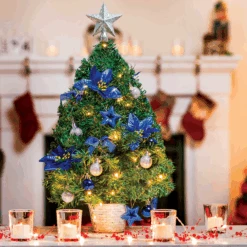 24in DIY Tabletop Mini Christmas Tree Blue -Joiedomi image 8 ccd82d08 4328 4cf3 88b4 3486c7281e8e