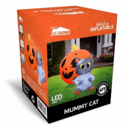 4 FT Tall Halloween Inflatable Mummy Cat Pumpkin -Joiedomi image 8 ec69243e e936 4def ae34 f644e011eef9