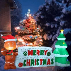Giant Merry Christmas Sign With Tree & Gingerbread Man Inflatable (10 Ft) 18 Giant Merry Christmas Sign With Tree & Gingerbread Man Inflatable (10 Ft) -Joiedomi image 8 f043905a ecf5 4264 88de 23f584042310