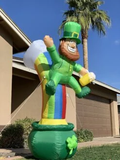 Large St Patrick Leprechaun On Rainbow Pot Of Gold Inflatable (7 Ft) 19 Large St Patrick Leprechaun On Rainbow Pot Of Gold Inflatable (7 Ft) -Joiedomi image 9 103b5b20 4098 47ac b9c9 25f339c6e6f3