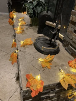 Jumbo Maple Leaves String Lights (3 Pack) -Joiedomi image 9 4ddf5360 8dfb 4009 9239 489bcf560833