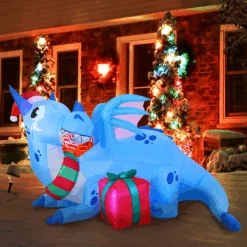 6 FT Long Inflatable Dragon Guarding Gift -Joiedomi image 9 837e2ccf 2be0 4296 ad76 6db9f88dae21