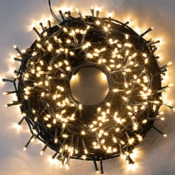 400 Warm White LED Green Wire String Lights -Joiedomi image 9 b5b57ec1 b333 4272 b0f7 66dafbfa4f26