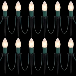 15.75ft 12Packs Christmas Warm White C9 Pathway Marker 19 15.75ft 12Packs Christmas Warm White C9 Pathway Marker -Joiedomi image 9 b60eeff7 1d43 4c88 a112 bff9fb96009b