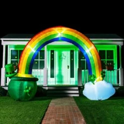Giant St Patricks Day Rainbow Arch Inflatable With LED Light Build (10 Ft) -Joiedomi image 9 c1a68cd1 6fd9 46c7 b17a 66afca0d3f81