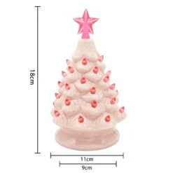 7in Ceramic Christmas Tree (Pink) -Joiedomi xiFne3xA