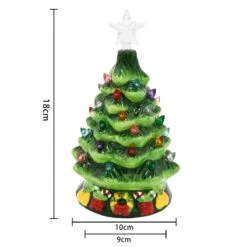 7in Ceramic Christmas Tree With Candy Cane -Joiedomi zjHi0LLQ